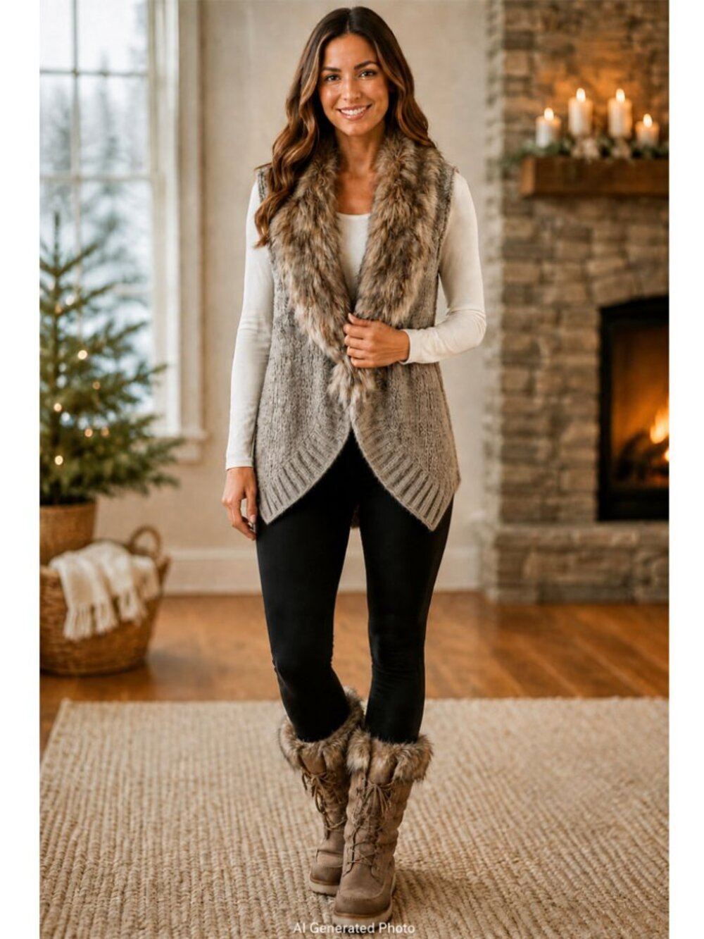 Mercer & Madison Wool Alpaca Sweater Cardigan Vest Size X Small